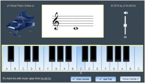 Virtual Piano online